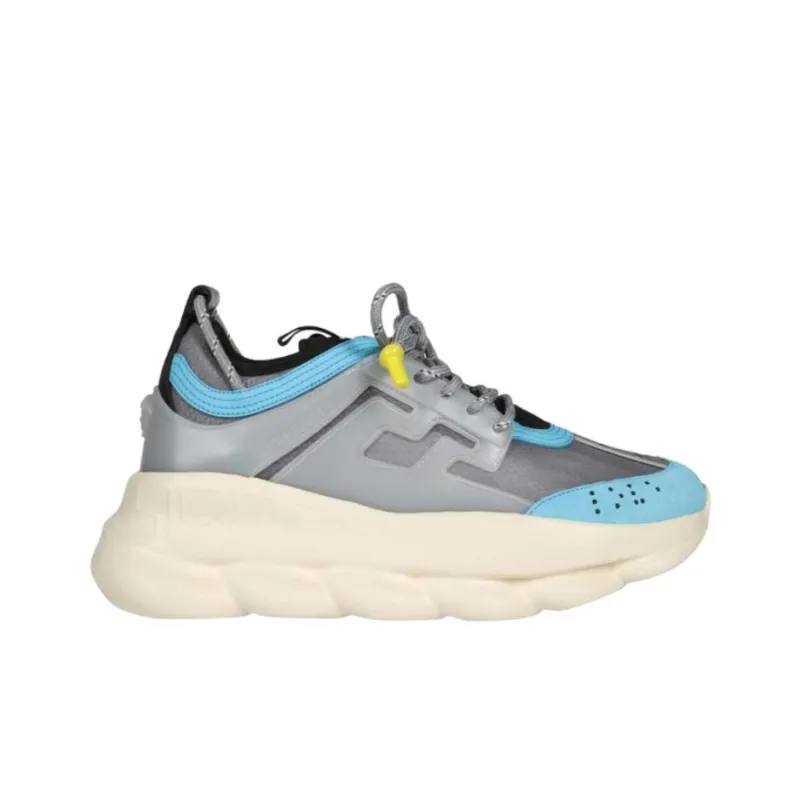 VERSACE Chain Reaction Blue Grey-1