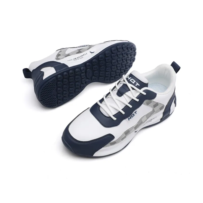 RED DRAGONFLY Height Increasing Abrasion Resistant Low Top Sole Protected Athletic Shoes Men's-4