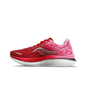 Saucony Anti Slip Wear Resistant Low Top Casual Running Shoes Men's Red