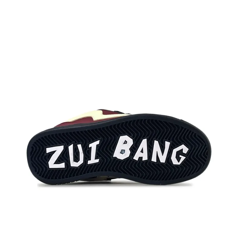 ZUIBANG Low Top Skateboard Shoes Unisex Angora Red-4