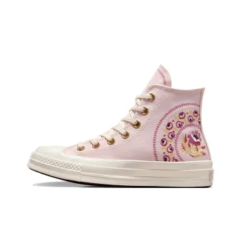 Chuck 70 Women's Converse High 'Embroidered Florals Blush Hush Pink' Women's