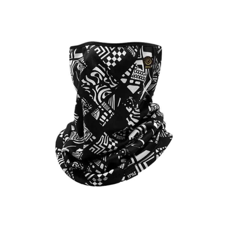 JIEKAI Riding Equipment Cycling Face Mask Unisex Polyester 27*36CM Multiple Colors-25