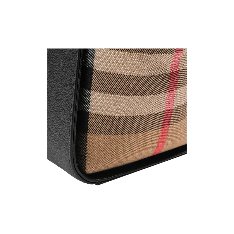 Burberry Calfskin Shoulder Bag, Crossbody Bag, Handbag Women's Black-9