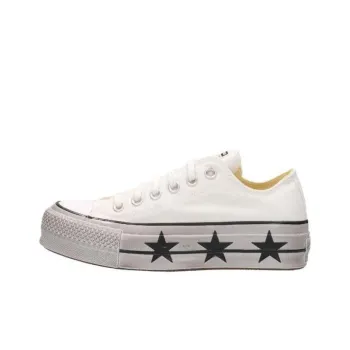 Converse CTAS Anti-Slip Wear-Resistant Low-Top Canvas Shoes Women's White