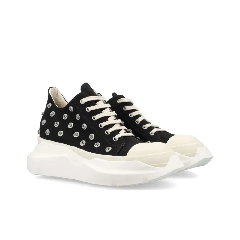Rick Owens DRKSHDW Abstract Low Sneak Studded Black Milk-2