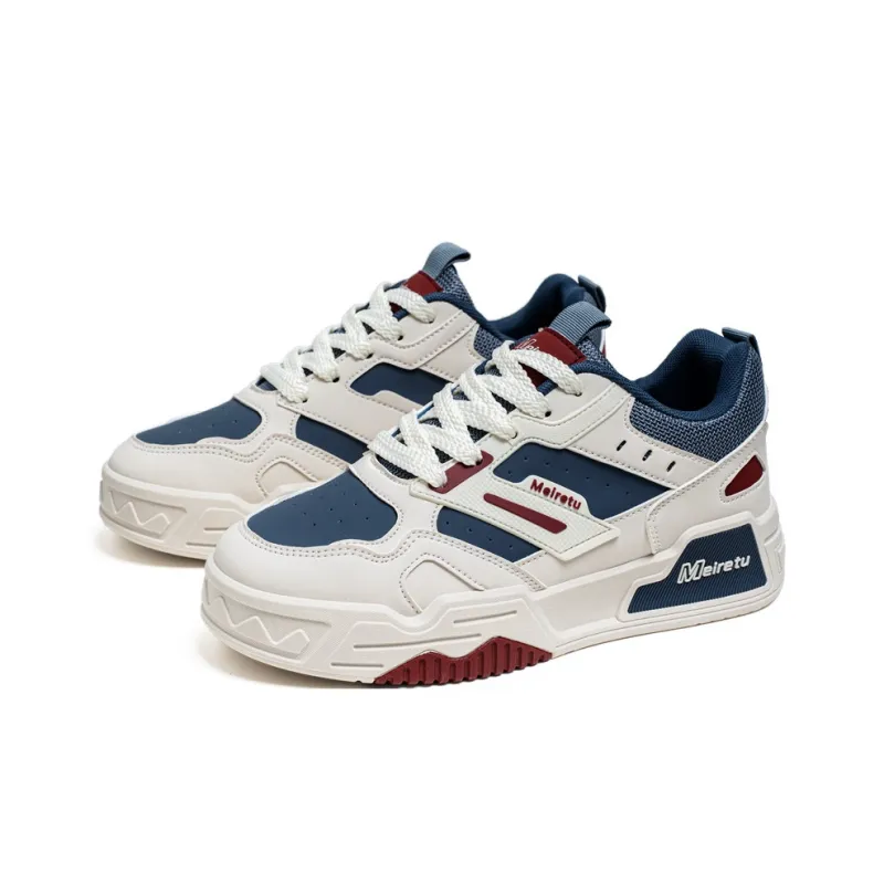 Meiretu Abrasion Resistant Balance Low Top Skateboard Shoes Men's-6