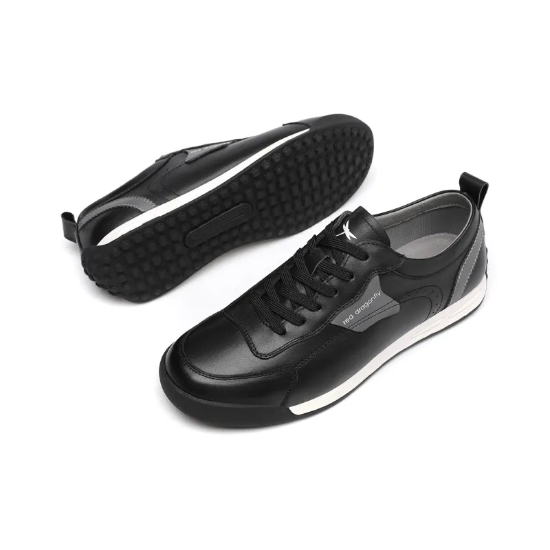 RED DRAGONFLY Athletic Shoes White Sneakers Abrasion Resistant Low Top Color Blocking Flat Casual Shoes Men's-5