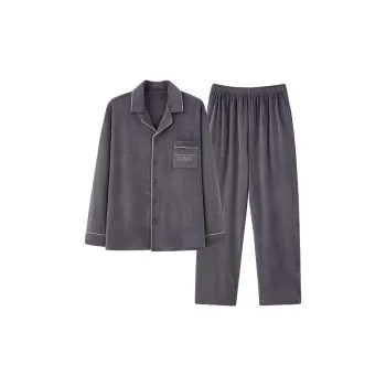 MIIOW Pajama Set Men's Gray Blue