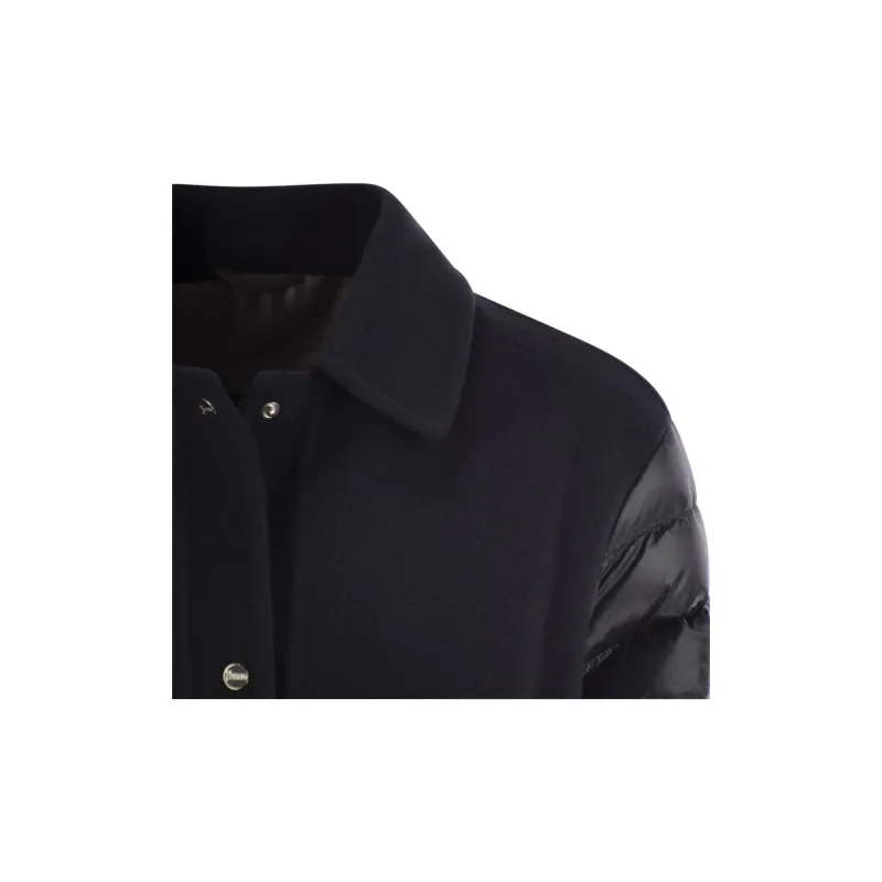 HERNO Panelled Straight Hem Puffer Coat-4