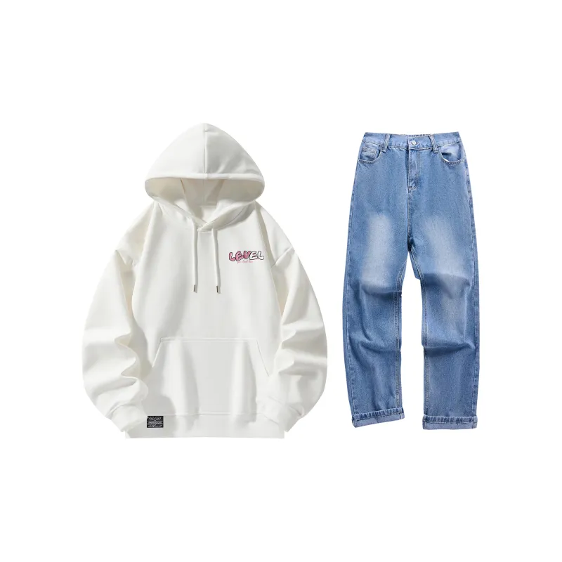 LEVEL Sweatshirt Sets Unisex-23