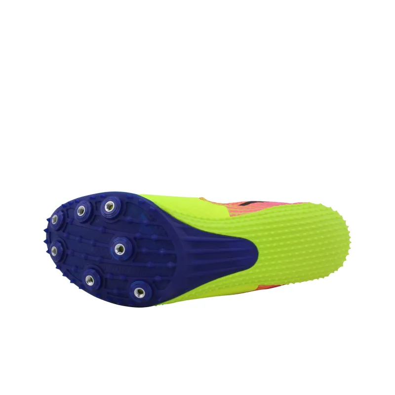Nike Zoom Rival Non slip Support Low Top Running Shoes Men's Yellow Pink-3