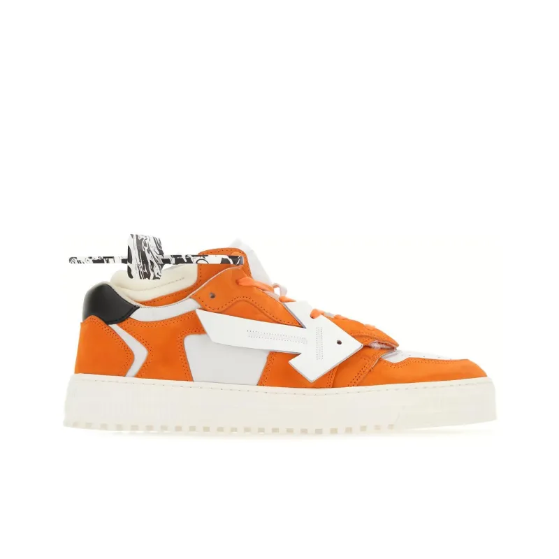 OFF WHITE Floating Arrow Low White Orange-1