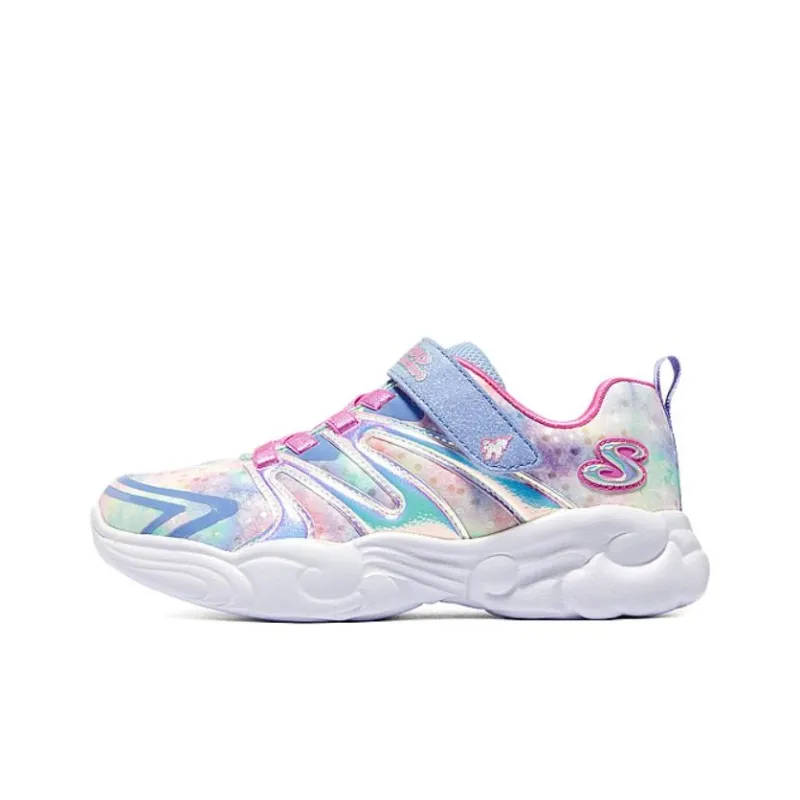 Skechers Unicorn Storm Slip Resistant Breathable Kids Lifestyle Shoes Purple Green Teenagers-0