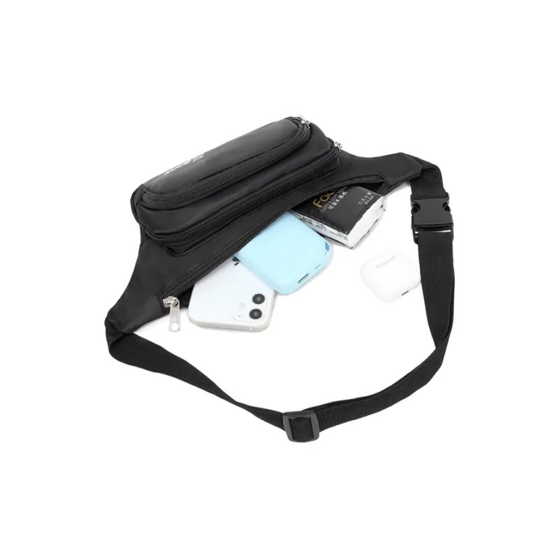 Yalu Fabric Crossbody Bag Small Size Unisex Black/Camouflage-1