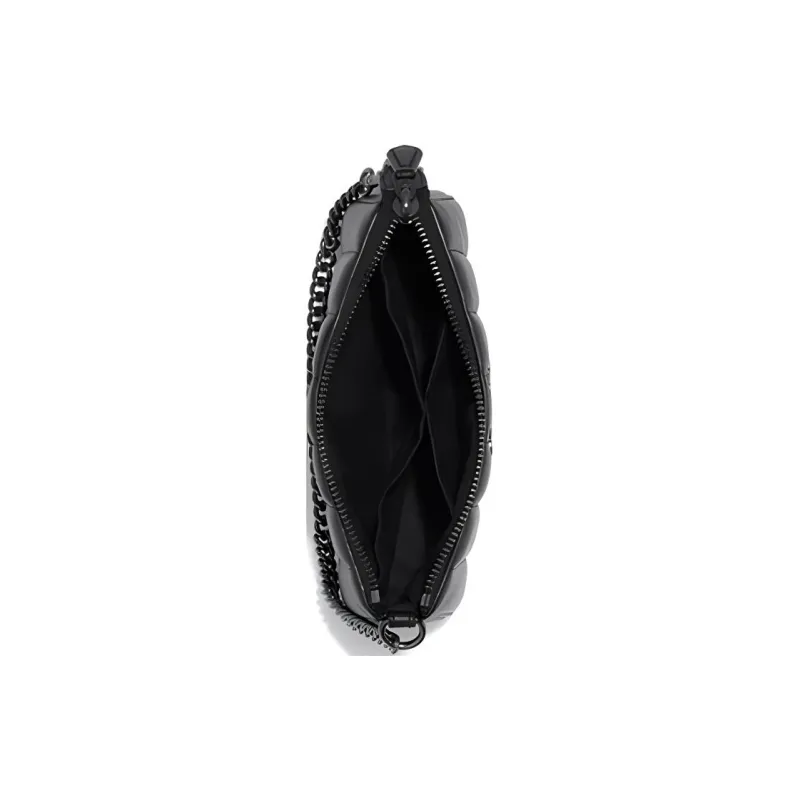 COACH Nolita Leather Mahjong Shoulder Bag Clutch Small Size Women's Black-2