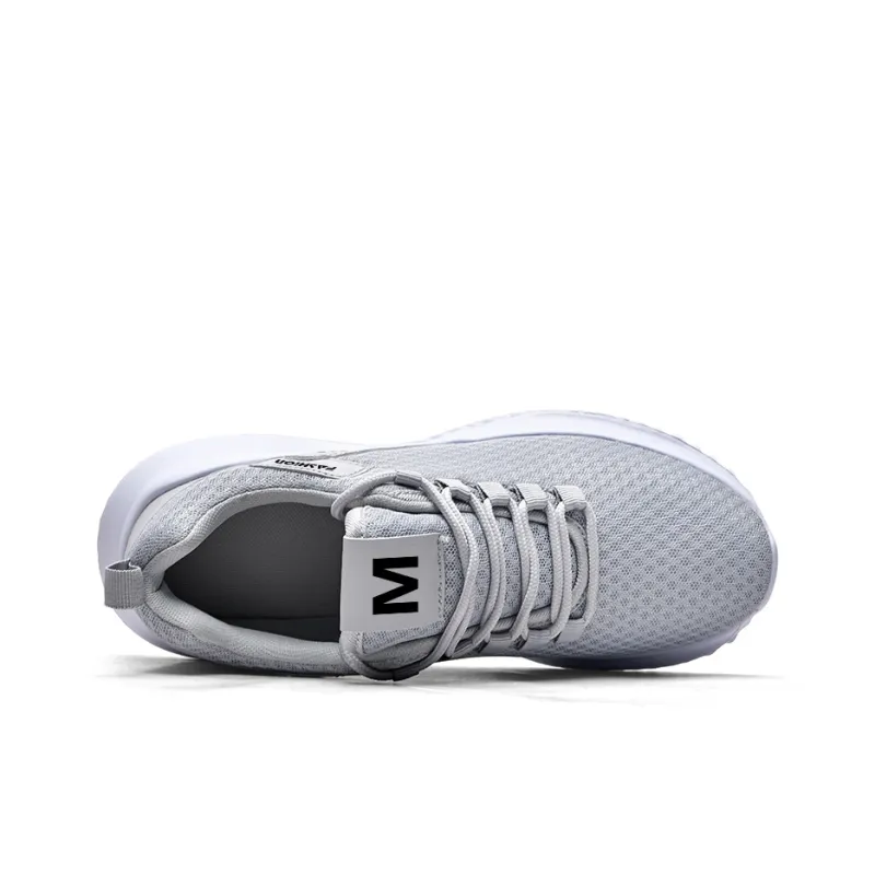 Prince McQueen Cushioned Wear-Resistant Lightweight Low-Top Running Shoes Unisex Black Gold-4