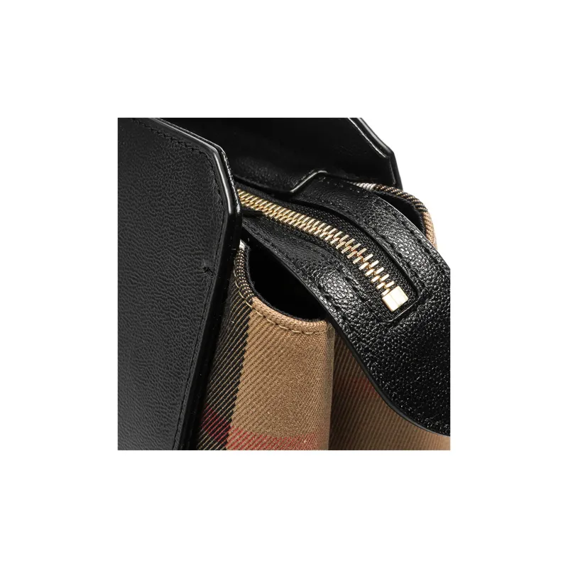 Burberry Calfskin Shoulder Bag, Crossbody Bag, Handbag Women's Black-10