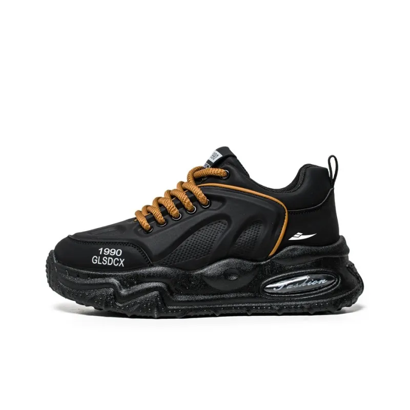 Kuding Slip-Resistant Low-Top Chunky Sneakers Men's-0