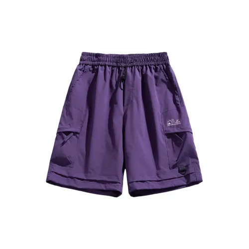 WARRIOR Cargo Shorts Men Purple