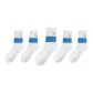 5-Pack White Blue