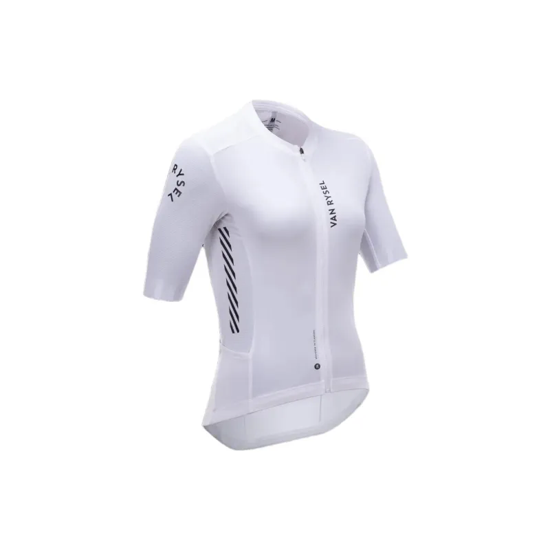 DECATHLON Van Rysel Racer Cycling Clothing Unisex Snow White-2