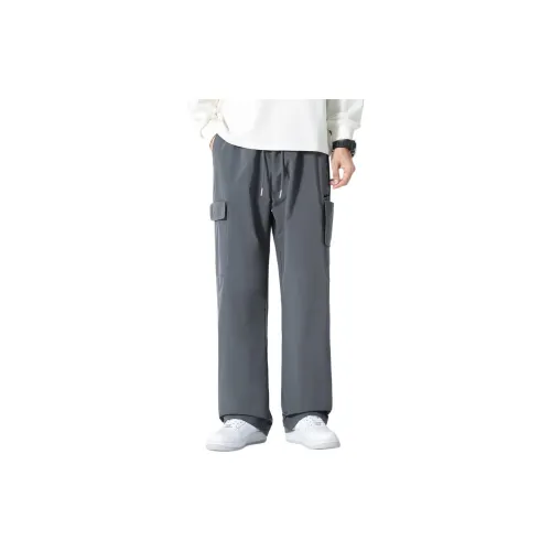 WARRIOR Knitted Sweatpants Men Dark Gray