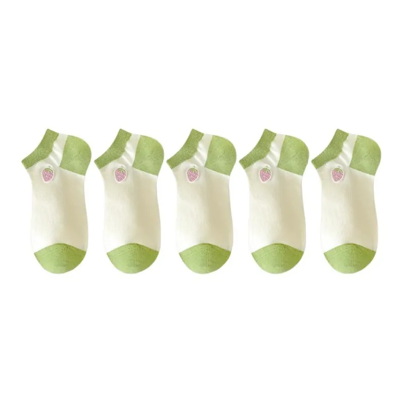 ROBINHOOD No Show Socks Women's 5 Pack-8
