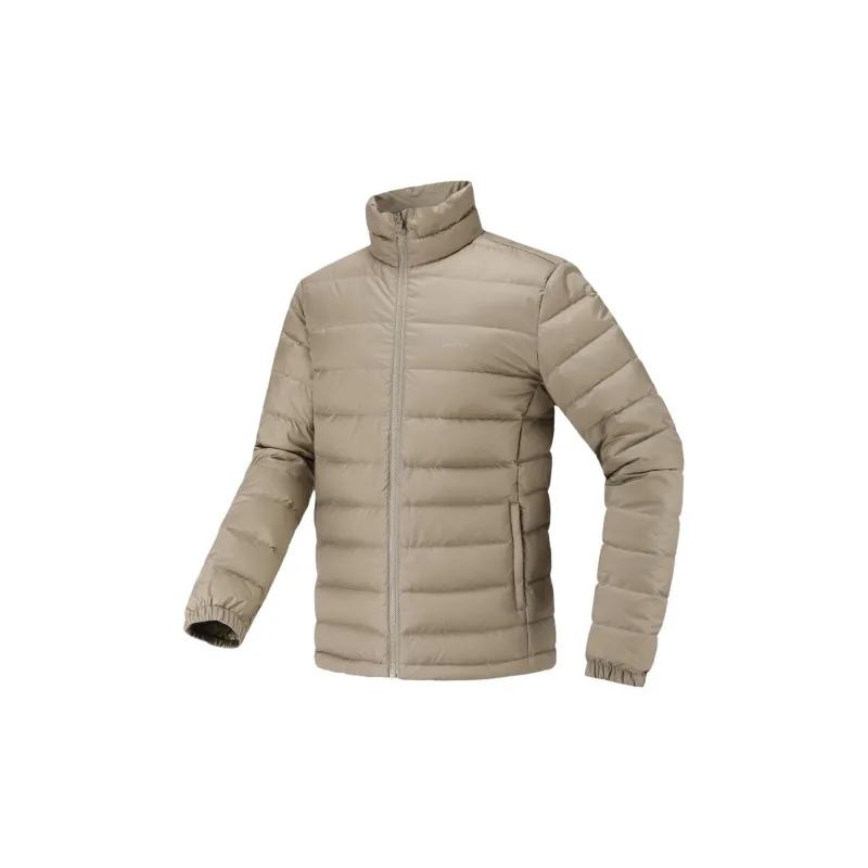 DECATHLON Waterproof And Warm Windbreaker Jacket Men's Beige Yellow-3