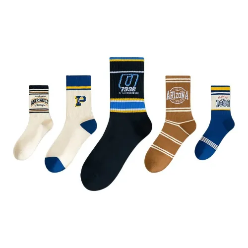 ROBINHOOD Mid Calf Socks Men's 5 Pack