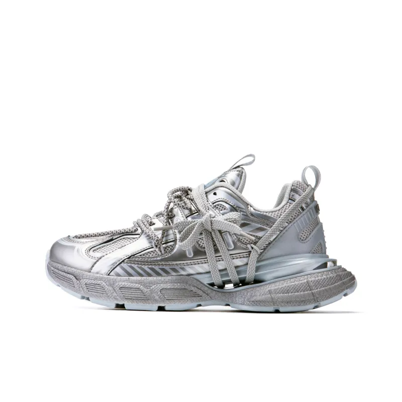 KUX Cushioning Anti-Slip Wear-Resistant Breathability Low-Top Chunky Sneakers Unisex-0