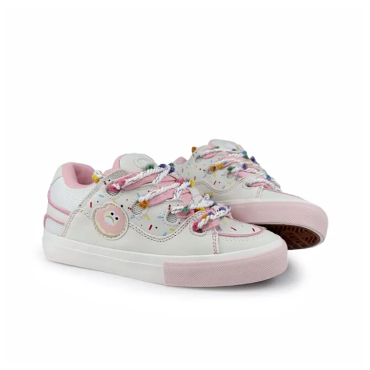 ABCYLM Slip Resistant Cushioning, Impact Resistance, Quick Dry, Wear Resistant Low Top Skateboard Shoes Women's Pink-2