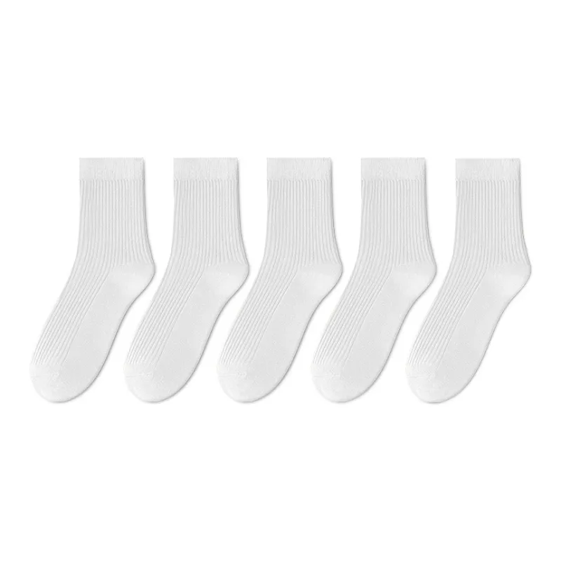 MIIOW Mid Calf Socks Men's 5 Pack-17