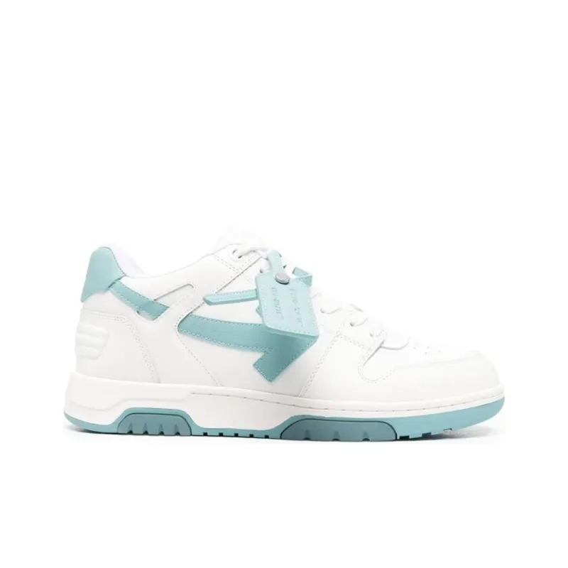 OFF WHITE Out Of Office Ooo Low Tops White Celadon-1