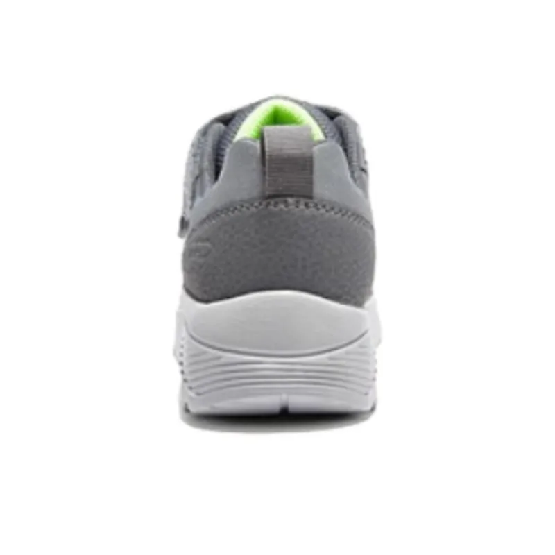 Skechers Uno Breathable Low-Top Kids Lifestyle Shoes Charcoal Gray Teenagers-2