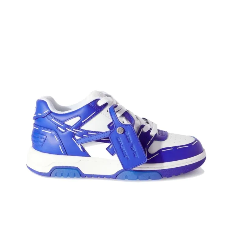 OFF WHITE Out Of Office Sartorial Stitching White Dark Blue Women's-1