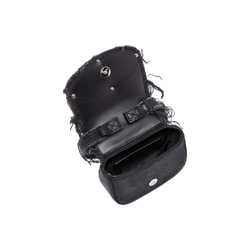DIESEL 1Dr Xs Embellished Distressed Mini Tote Bag-3