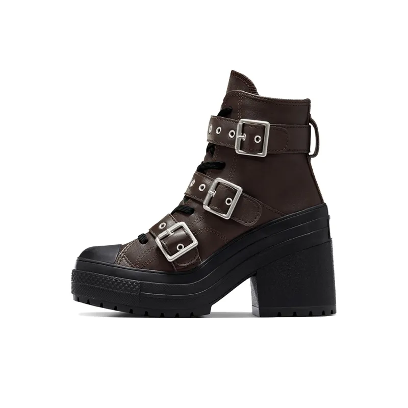 Converse Chuck 70 De Luxe Heel Leather High 'Buckle Fresh Brew' Women's-0