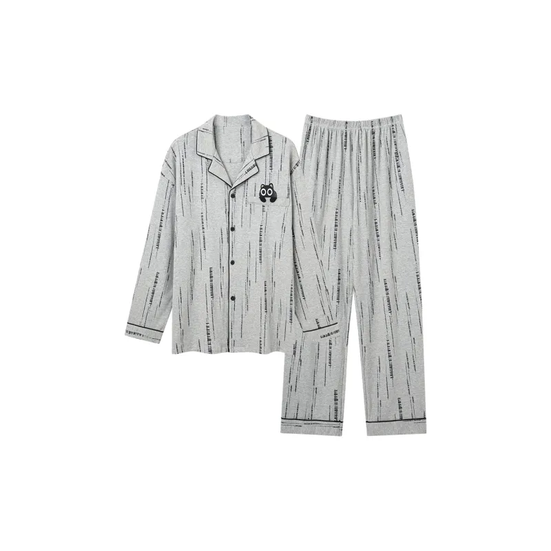 Qiao Ni Tong Pajama Set Men's Image Color-0