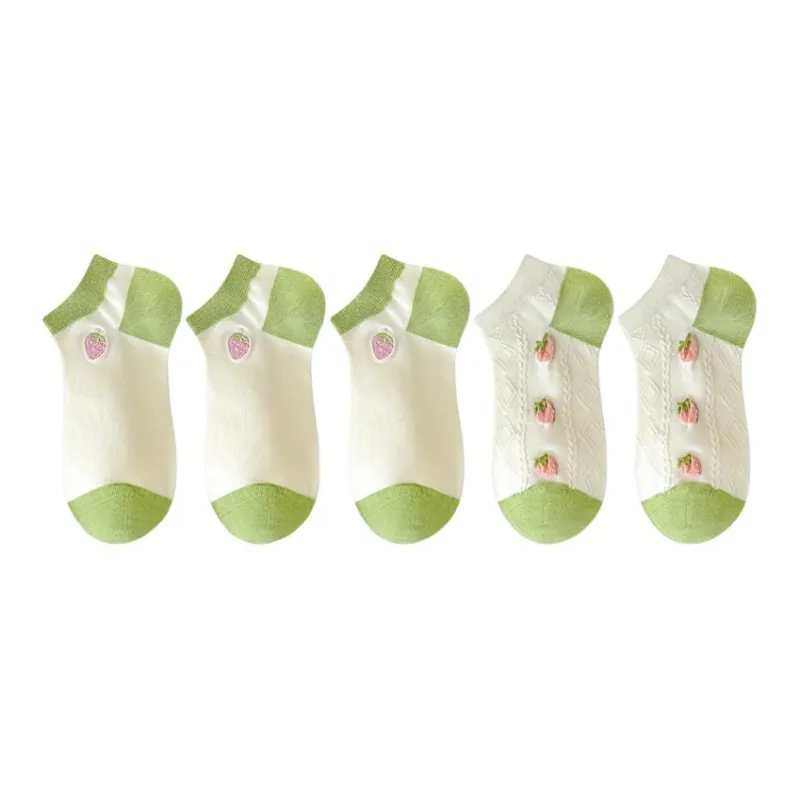 ROBINHOOD No Show Socks Women's 5 Pack-4