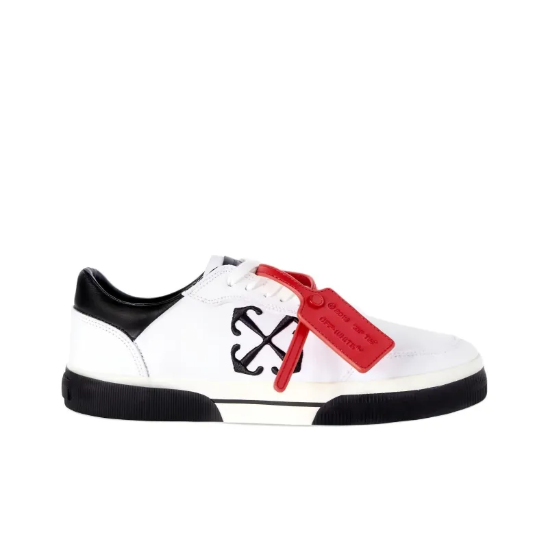 OFF WHITE New Low Vulcanized White Black-1