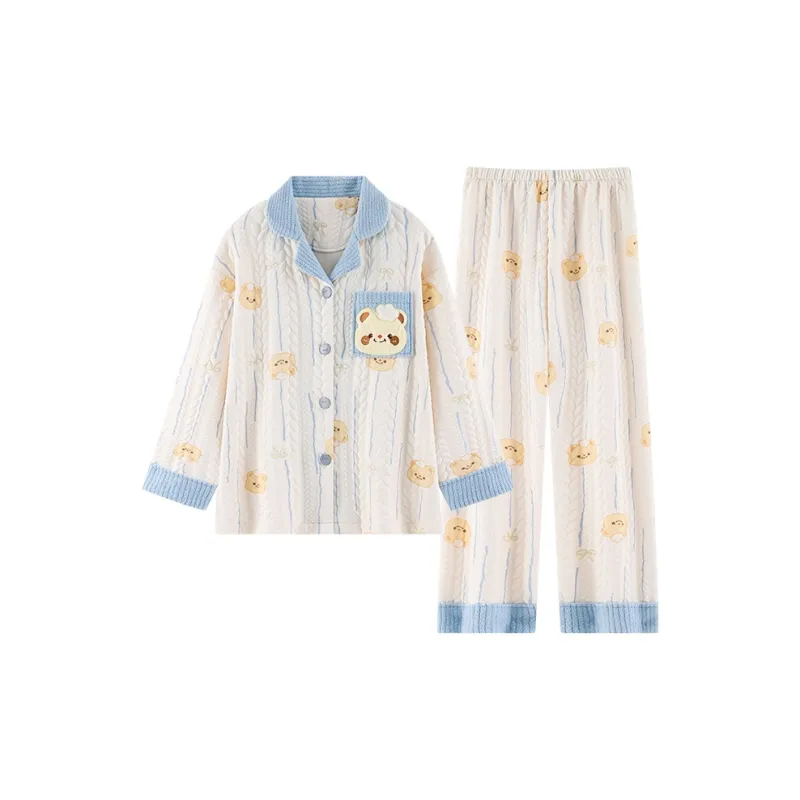 O'MESIK Pajama Set Women's Apricot-0