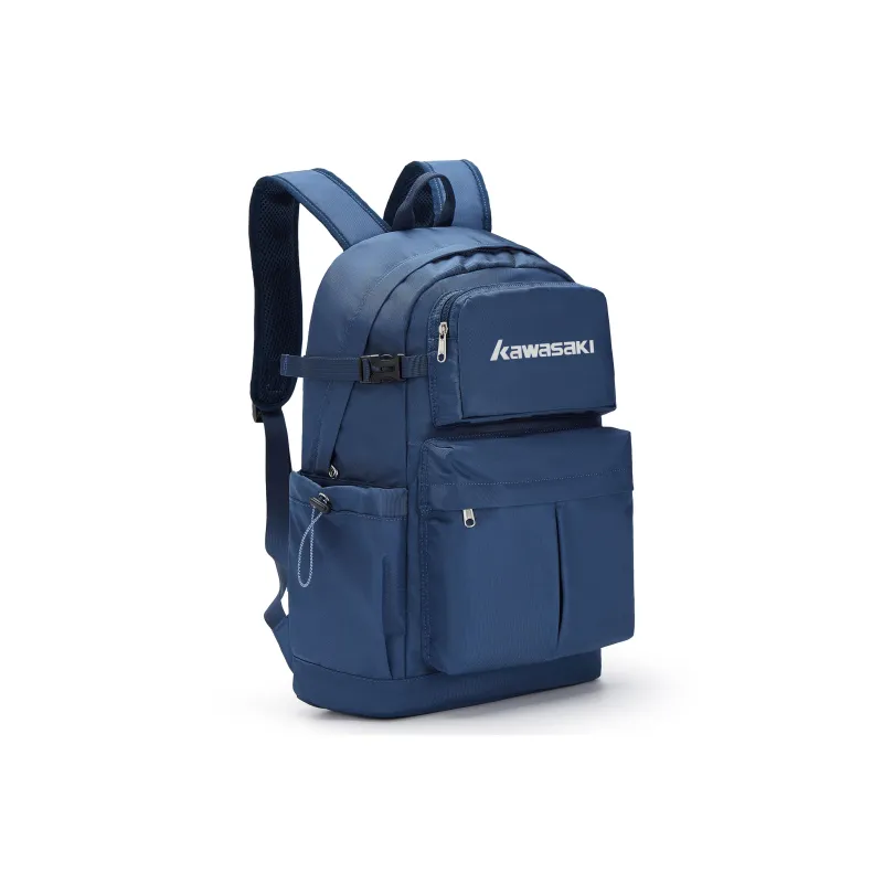 Kawasaki Fabric Backpack Unisex Black/Ecru/Khaki/Dark Blue-23