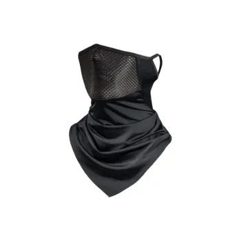 TANLU Riding Equipment Face Mask Outdoor Sports Unisex Ice Silk+Breathable Mesh 40*25CM Black White Gray