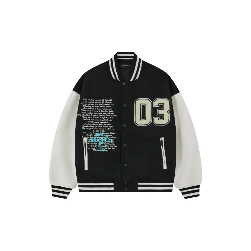 INNERSECT FW24 Fall And Winter Baseball Jacket Unisex-4