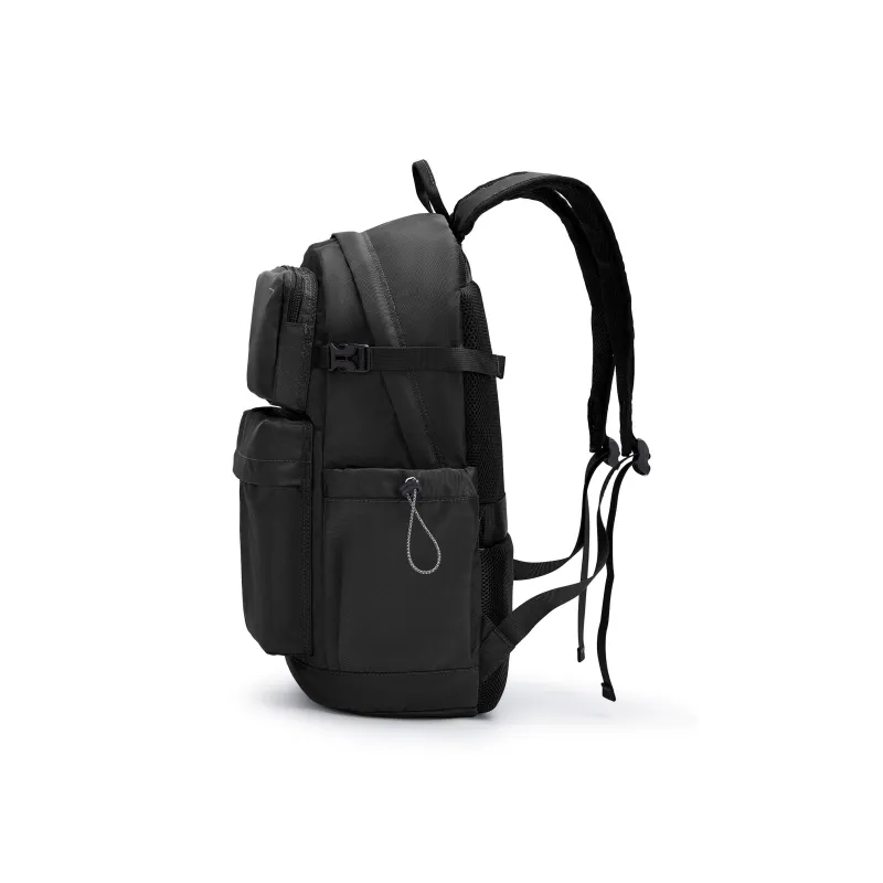 Kawasaki Fabric Backpack Unisex Black/Ecru/Khaki/Dark Blue-3