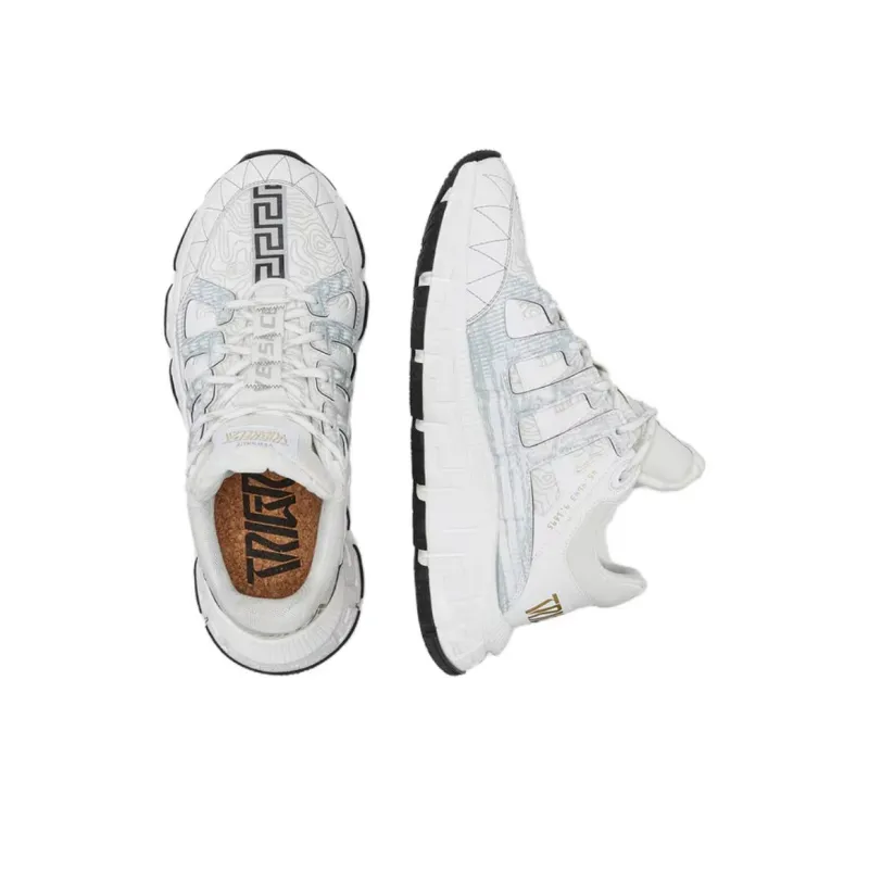 VERSACE Trigreca Low Top White Light Blue-4