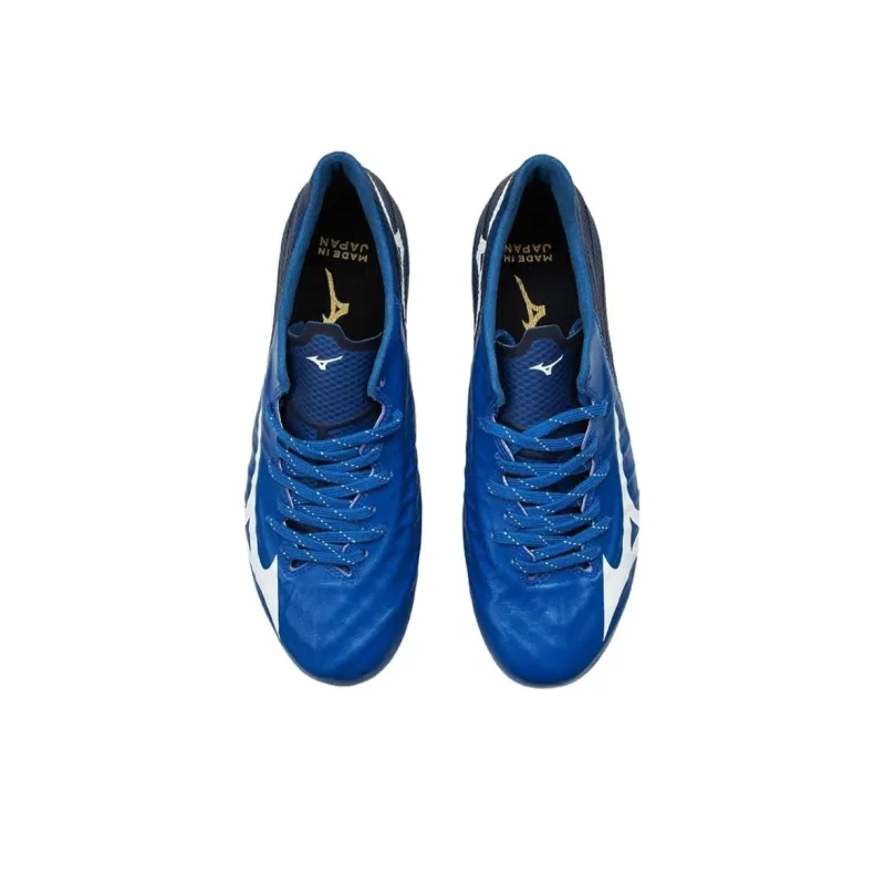 Mizuno Rebula Anti Slip Wear Resistant Soccer Shoes Unisex Blue-1
