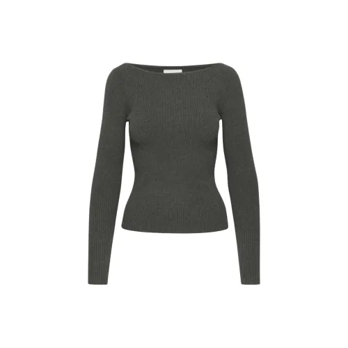 ARITZIA Knitwear Women's Heather Charcoal/Stone Phoebe Zhennan Charcoal