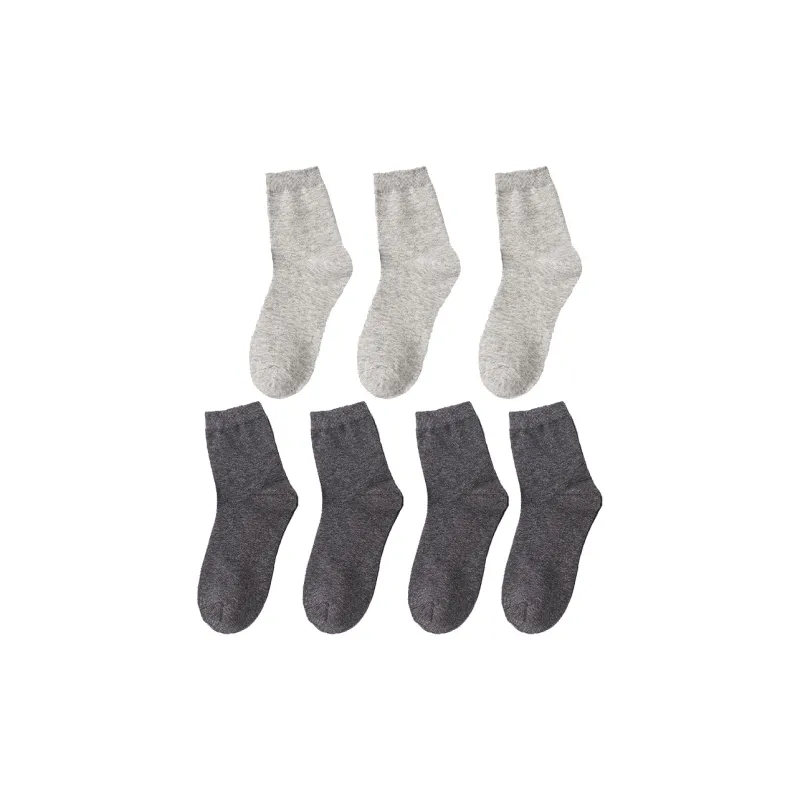 NOME Mid Calf Socks Men Multicolor Basic Mixed Color-15