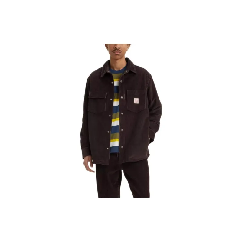 Levis Shirts Men Brown-1